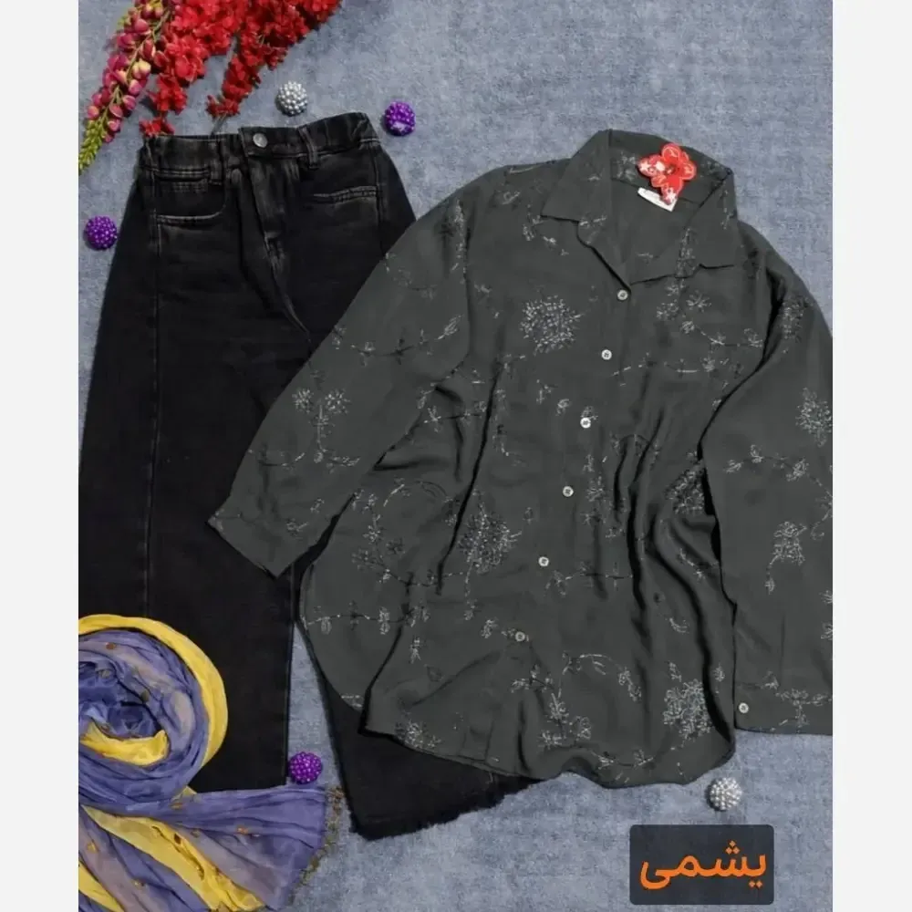 شومیز قواره دار نخ کره ای  خامه دوزی ضدحساسیت کیفیت بینظیر ماریا