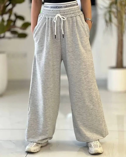 شلوار گت دار دوکاره جاگر CalvinKlein دوکمره سوپر نخ پنبه کلوین قابل استفاده هم بصورت بگ هم اسلش