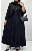 کت و سارافون مروارید الیزه و مازراتی سایز فری تا 48