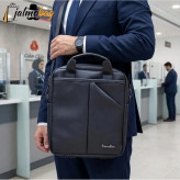 کیف اداری و لپتاپی 3 کاره اسپرت پارچه اسکین مناسب لپتاپ 14.1 اینچ مردانه و زنانه