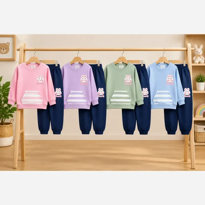 بلوز شلوار دورس بچگانه 1 تا 5 سال پنبه اعلا