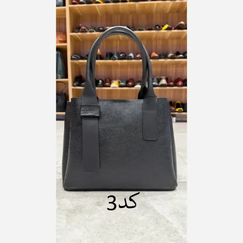 کیف آلاله چرم طبیعی گاوی ابعاد 30 در 23 سانتی متر