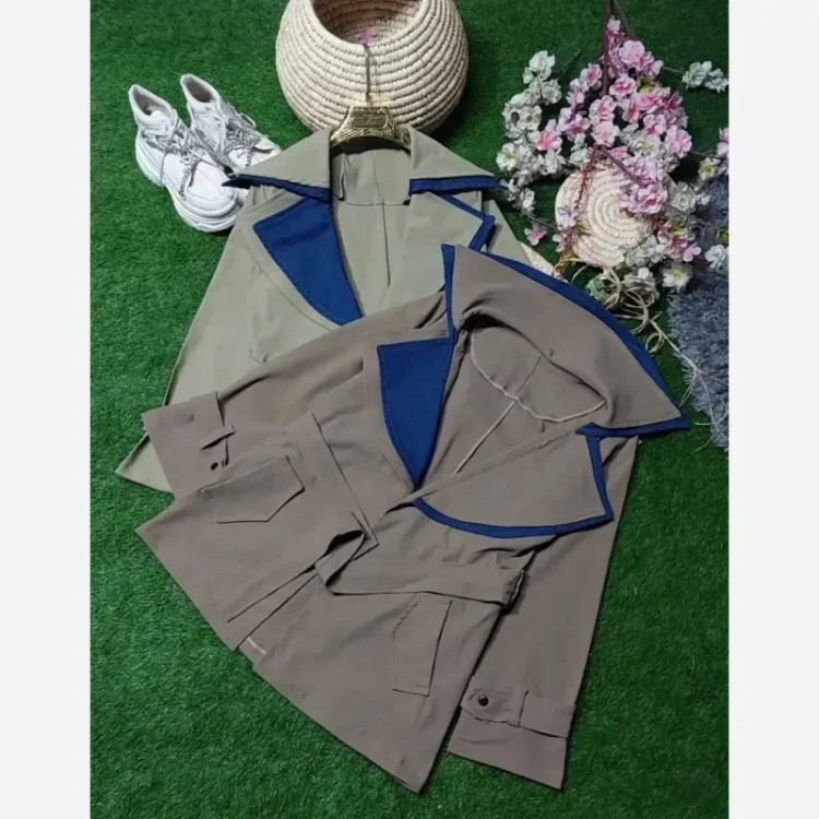 کت کتی فرخ جنس کتان کشی اعلا فری سایز 38 تا 46